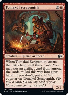 Tomakul Scrapsmith (The Brothers' War) Light Play Foil