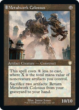 Metalwork Colossus (Commander: The Brothers' War) Light Play