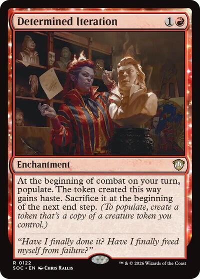 Determined Iteration (Commander: Secrets of Strixhaven) Light Play
