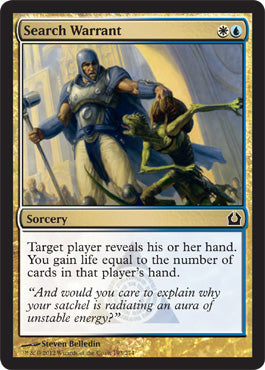 Search Warrant (Return to Ravnica) Light Play