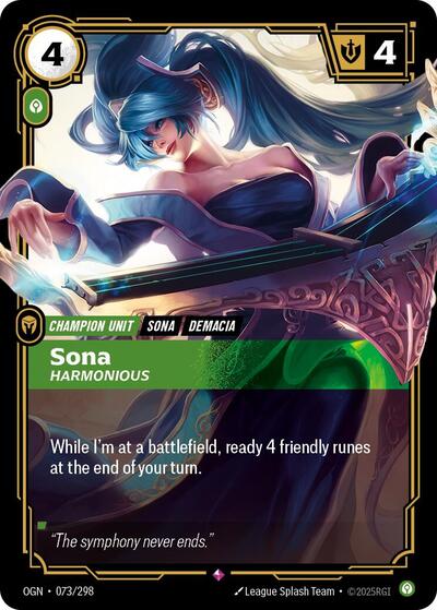 Sona Harmonious (Origins) Light Play Foil