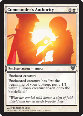 Commander's Authority (Avacyn Restored) Medium Play