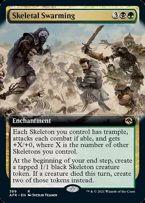 Skeletal Swarming (Extended Art) (Adventures in the Forgotten Realms) Light Play