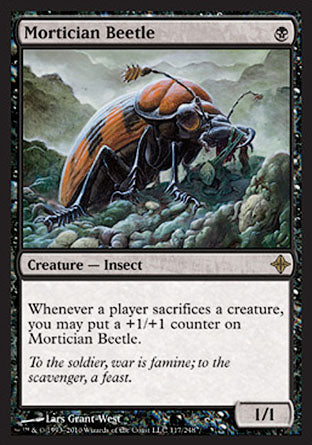 Mortician Beetle (Rise of the Eldrazi) Light Play