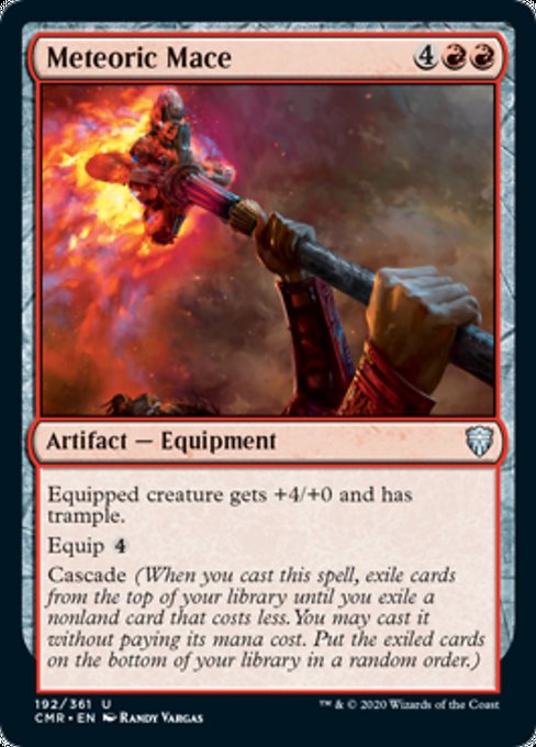 Meteoric Mace (Commander Legends) Light Play Foil