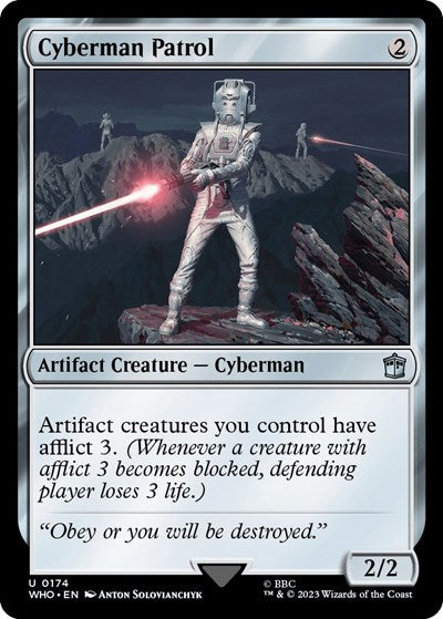 Cyberman Patrol (Universes Beyond: Doctor Who) Light Play