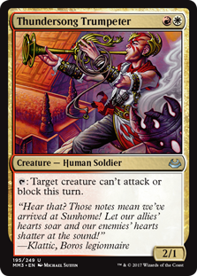Thundersong Trumpeter (Modern Masters 2017) Light Play