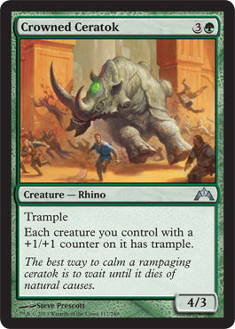Crowned Ceratok (Gatecrash) Medium Play