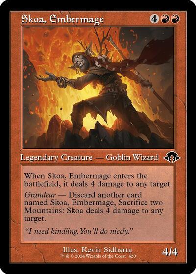 Skoa, Embermage (Retro Frame) (Modern Horizons 3) Light Play