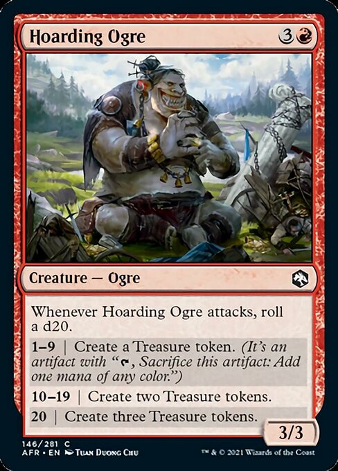 Hoarding Ogre (Adventures in the Forgotten Realms) Light Play