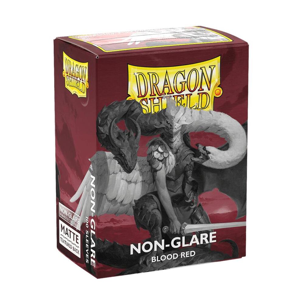 Dragon Shield Non-Glare Matte Blood Red Sleeves (100-Pack) - Dragon Shield Card Sleeves