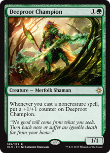 Deeproot Champion (Ixalan) Light Play