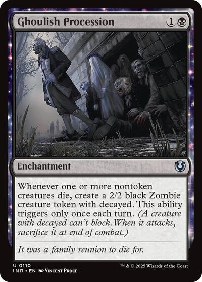 Ghoulish Procession (Innistrad Remastered) Light Play
