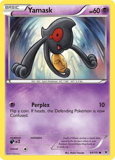 Yamask (44) (Noble Victories) Light Play Reverse Holofoil