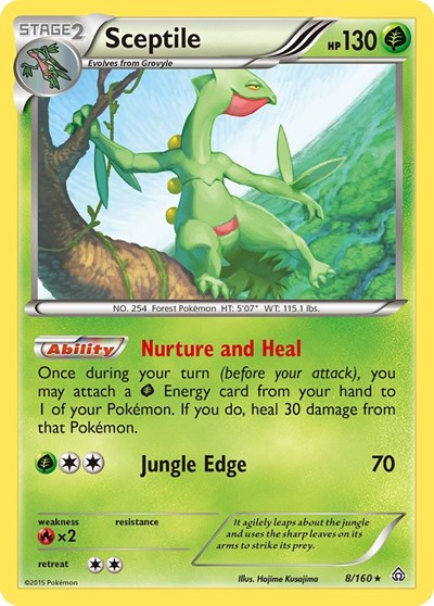 Sceptile (XY - Primal Clash) Light Play