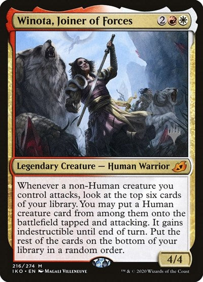 Winota, Joiner of Forces (Promo Pack: Ikoria) Near Mint Foil