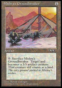 Mishra's Groundbreaker (Alliances) Medium Play