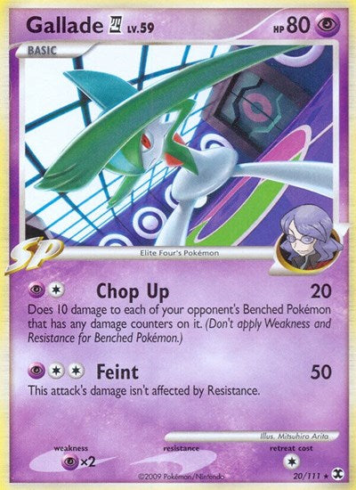 Gallade E4 (Rising Rivals) Light Play