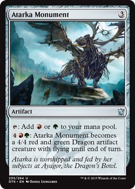 Atarka Monument (Dragons of Tarkir) Light Play
