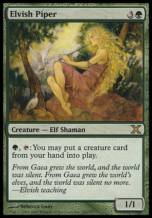 Elvish Piper (10th Edition) Heavy Play