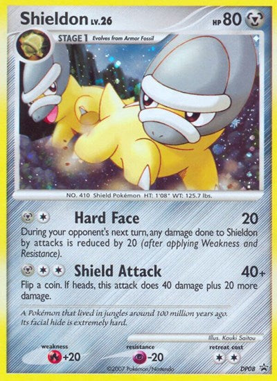 Shieldon (Diamond and Pearl Promos) Damaged / Poor Holofoil