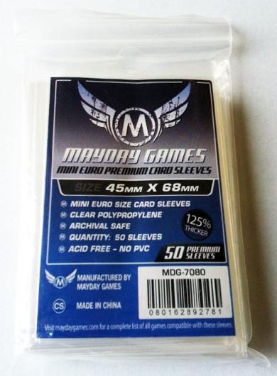 50 ct Mini Euro Card Sleeves - Premium