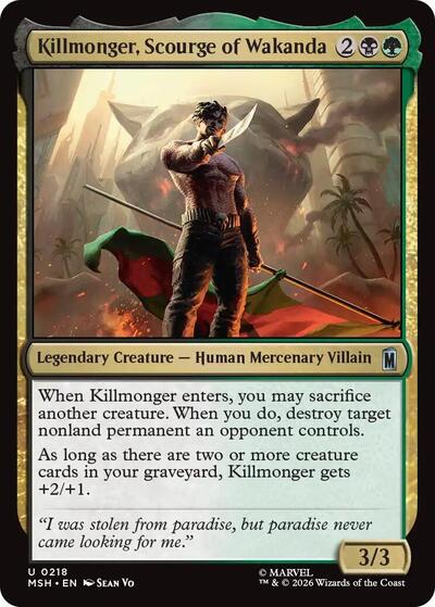 Killmonger, Scourge of Wakanda (Marvel Super Heroes) Light Play