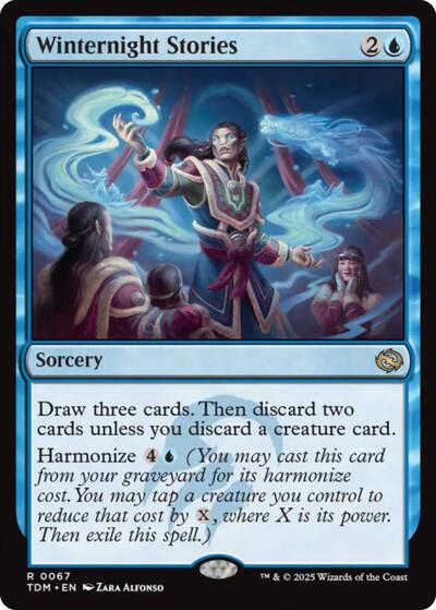 Winternight Stories (Tarkir: Dragonstorm) Light Play Foil