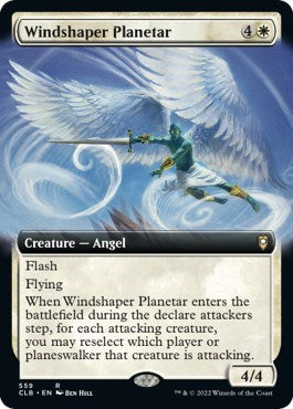 Windshaper Planetar (Extended Art) (Commander Legends: Battle for Baldur's Gate) Light Play Foil