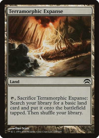 Terramorphic Expanse (Planechase) Light Play