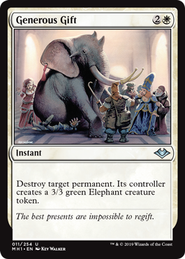 Generous Gift (Modern Horizons) Light Play Foil
