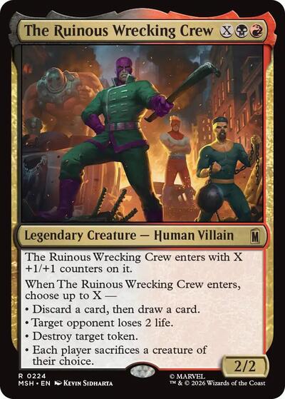 The Ruinous Wrecking Crew (Marvel Super Heroes) Light Play