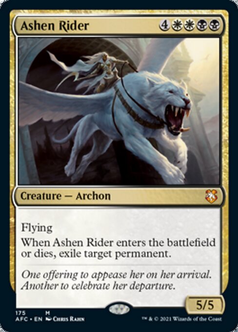 Ashen Rider (Commander 2021 Forgotten Realms) Light Play