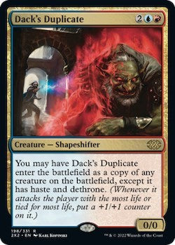 Dack's Duplicate (Double Masters 2022) Light Play