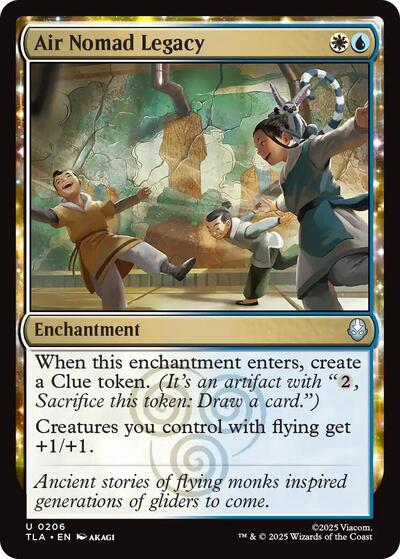 Air Nomad Legacy (Avatar: The Last Airbender) Light Play Foil