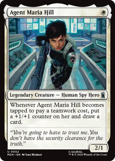 Agent Maria Hill (Marvel Super Heroes) Light Play