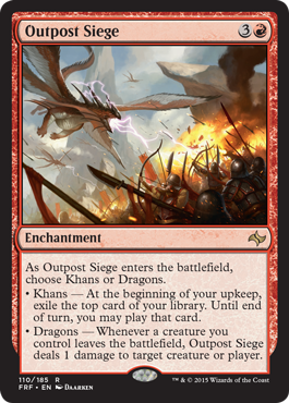 Outpost Siege (Fate Reforged) Medium Play Foil
