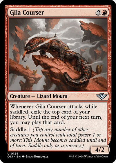 Gila Courser (Outlaws of Thunder Junction) Light Play Foil