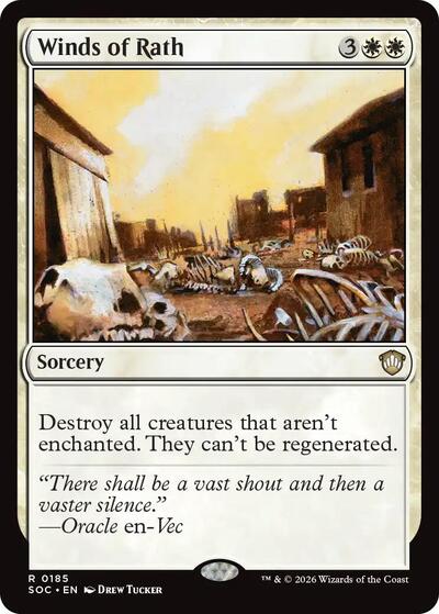 Winds of Rath (Commander: Secrets of Strixhaven) Light Play
