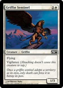 Griffin Sentinel (Magic 2010 Core Set) Light Play
