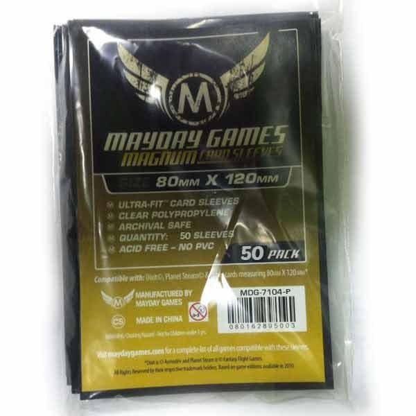50 ct Magnum Gold Premium "Dixit" Card Sleeves - Black
