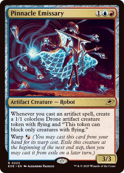 Pinnacle Emissary (Edge of Eternities) Light Play Foil