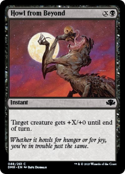 Howl from Beyond (Dominaria Remastered) Light Play Foil