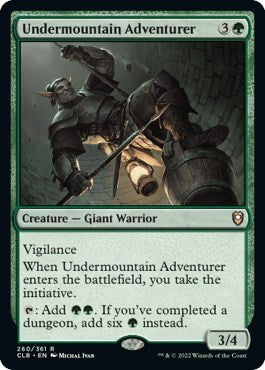Undermountain Adventurer (Commander Legends: Battle for Baldur's Gate) Light Play