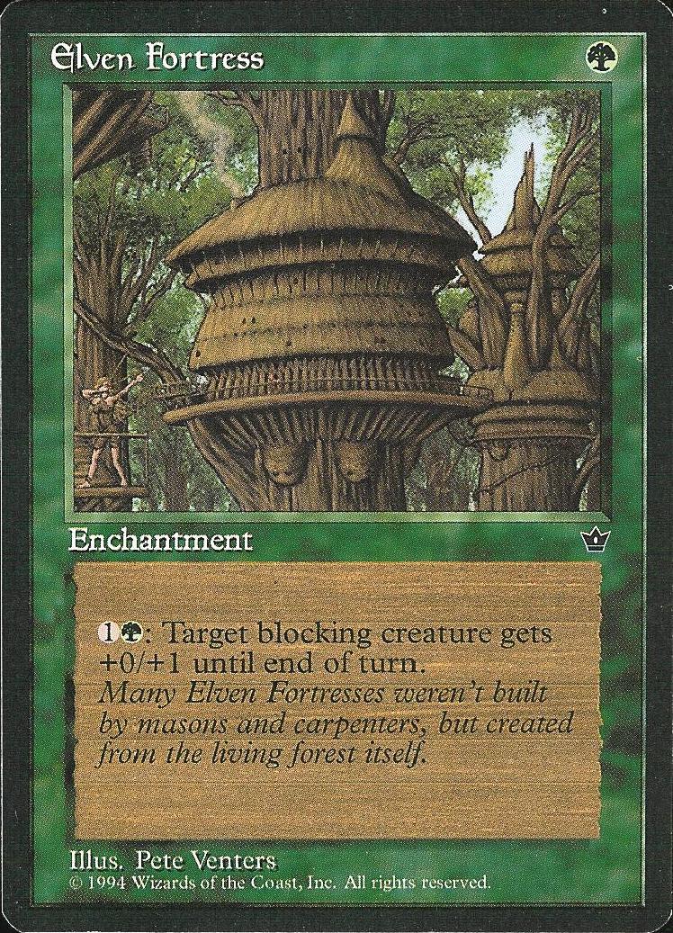 Elven Fortress (Venters) (Fallen Empires) Medium Play