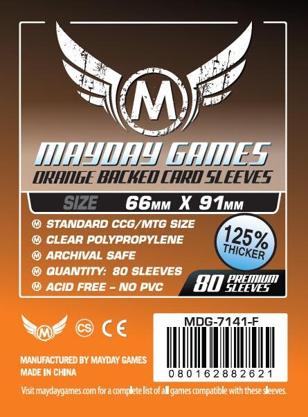 80 ct MTG Pro Card Sleeves - Orange