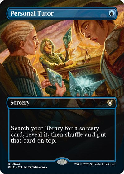 Personal Tutor (Borderless) (Commander Masters) Light Play Foil