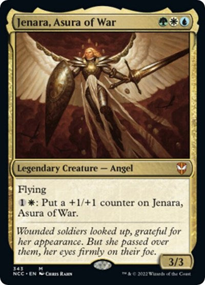 Jenara, Asura of War (Commander: Streets of New Capenna) Light Play