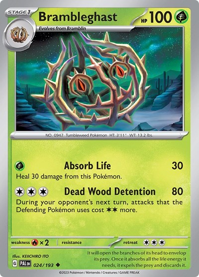 Brambleghast (SV02: Paldea Evolved) Light Play
