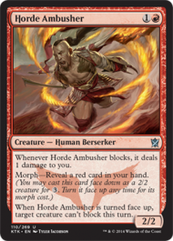 Horde Ambusher (Khans of Tarkir) Light Play